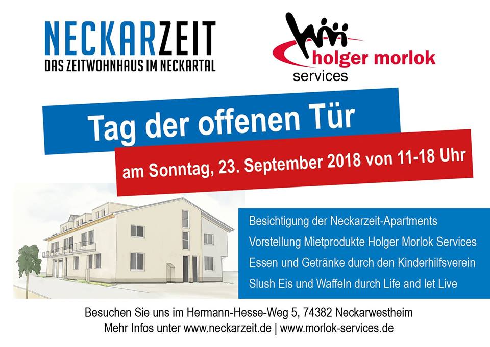 Eröffnung Neckarzeit Neckarwestheim Banner