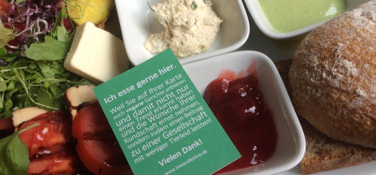 Ich esse gerne hier Karten verteilen Ich esse gerne hier Karten verteilen