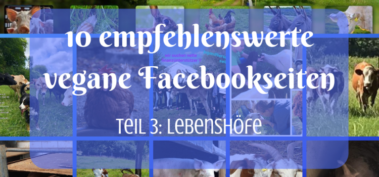 10 empfehlenswerte vegane Facebookseiten: Lebenshöfe 10 empfehlenswerte vegane Facebookseiten: Lebenshöfe